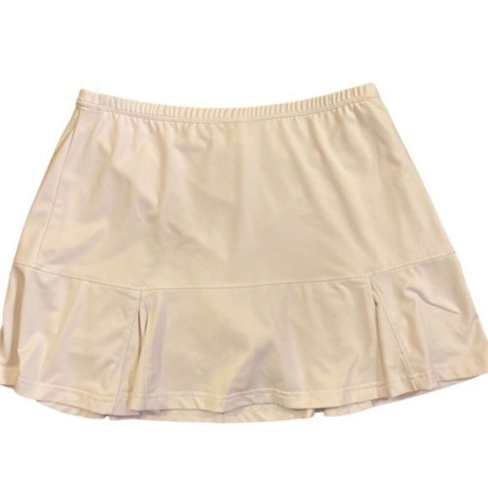 Bolle Skort - M white ,bottom box pleat, polyester spandex